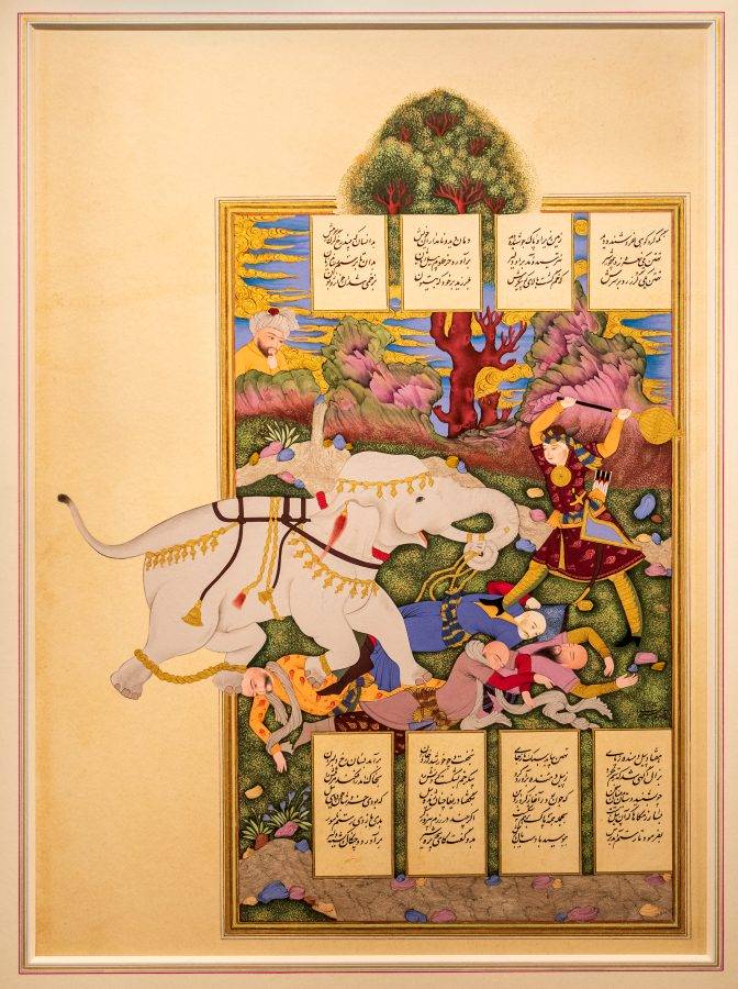 Battle of Rustam by Maryam Mirzaei